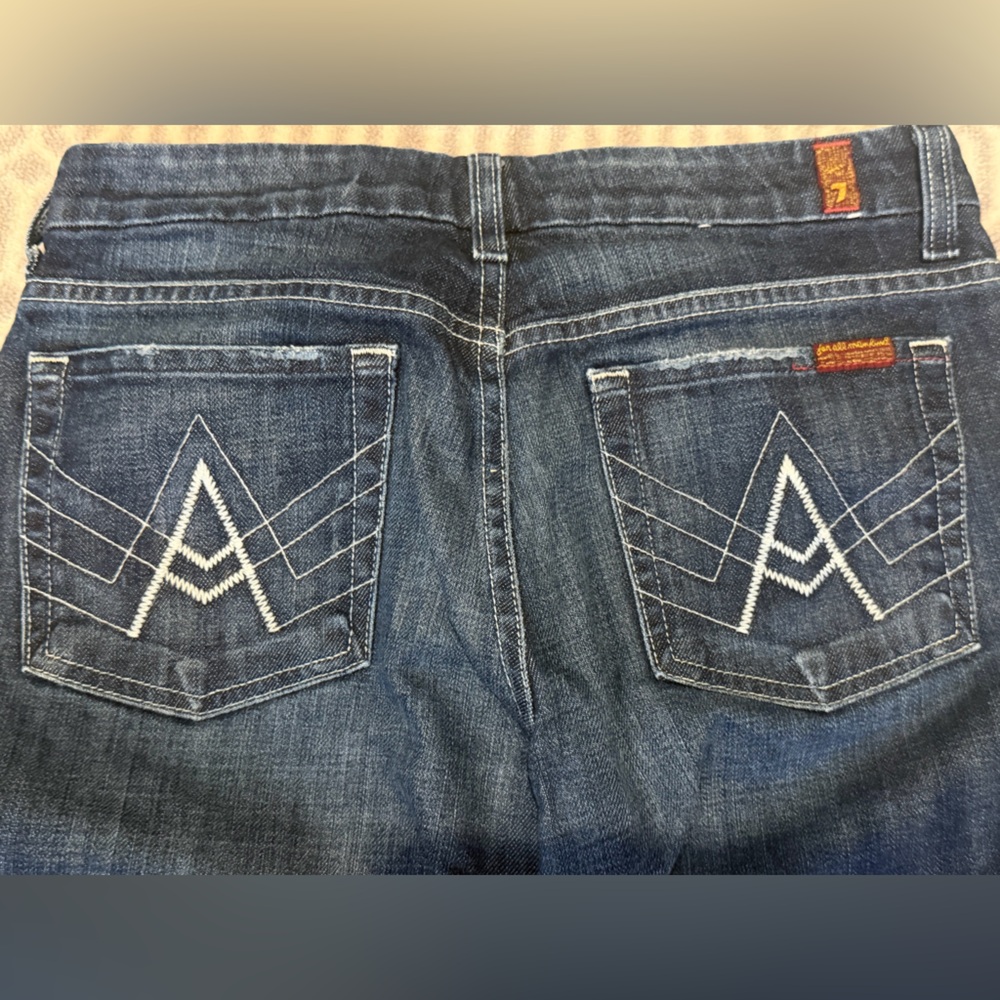 7 For All‎ Mankind "A Pocket" Jeans Women's Size 28 - Picture 4 of 7